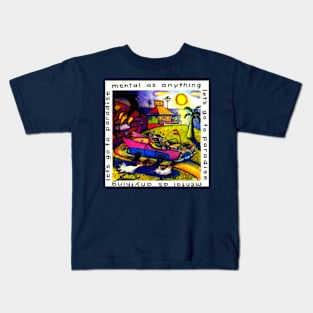 Mouth to Mouth Let's Go To Paradise 1986 New Wave Throwback Kids T-Shirt